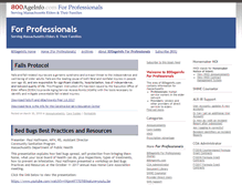 Tablet Screenshot of forprofessionals.800ageinfo.com